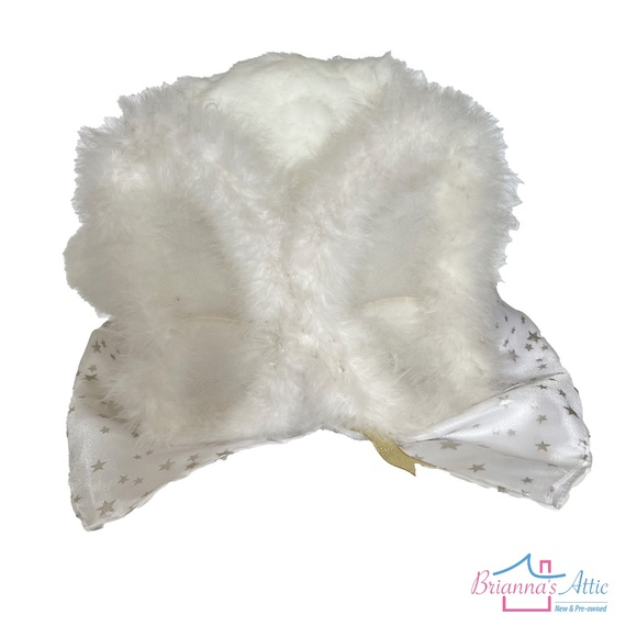 Stuffed animal bear brown with angel wing 10" - Picture 10 of 11